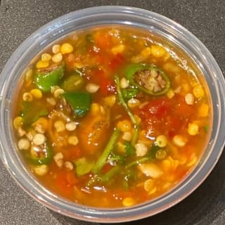 Raw shrimp with jel som