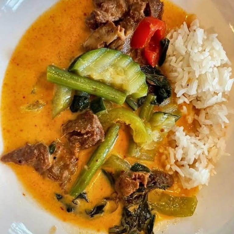 Delicious Panang Curry Awaits