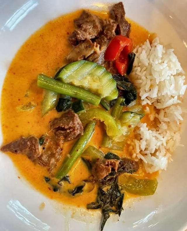 Panang curry (VEGAN).