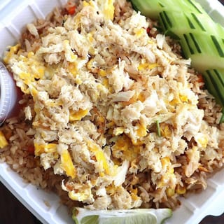 Crab meat fried rice