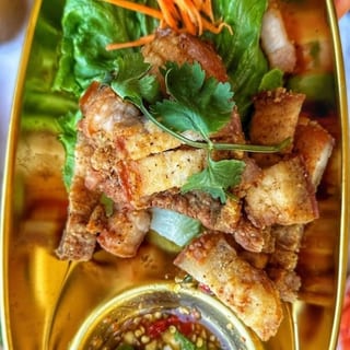 Fried pork belly