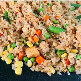 plain fried rice
